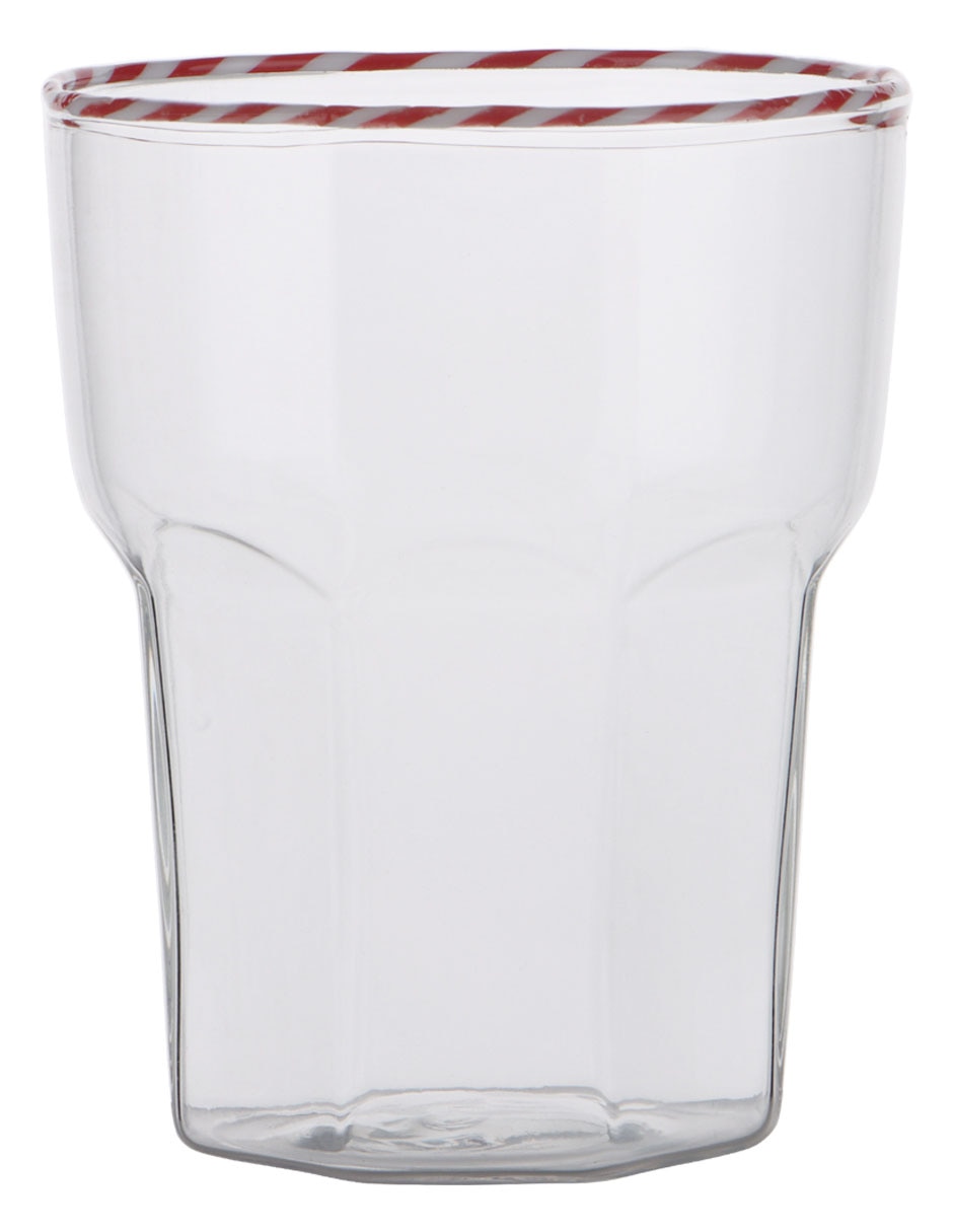 Vaso corto Haus Holidays de vidrio