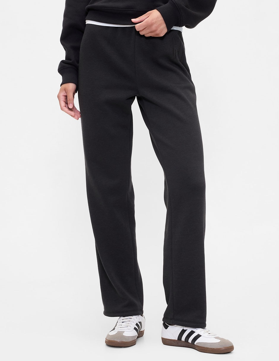 Pants recto con elástico para mujer