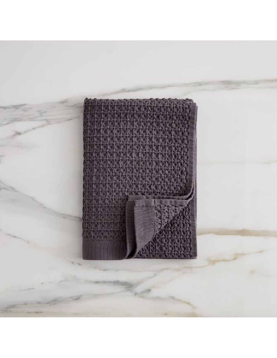 Toalla de baño Organic Plush Waffle de algodón orgánico