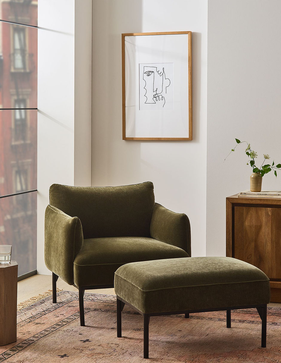 SILLON PENN VERDE OLIVO