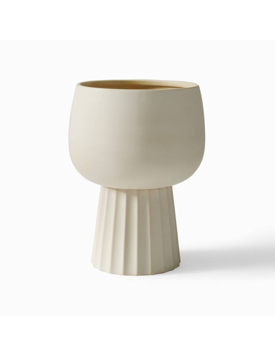 MACETA MARTA COLLECTION CERAMI, , BEIGE