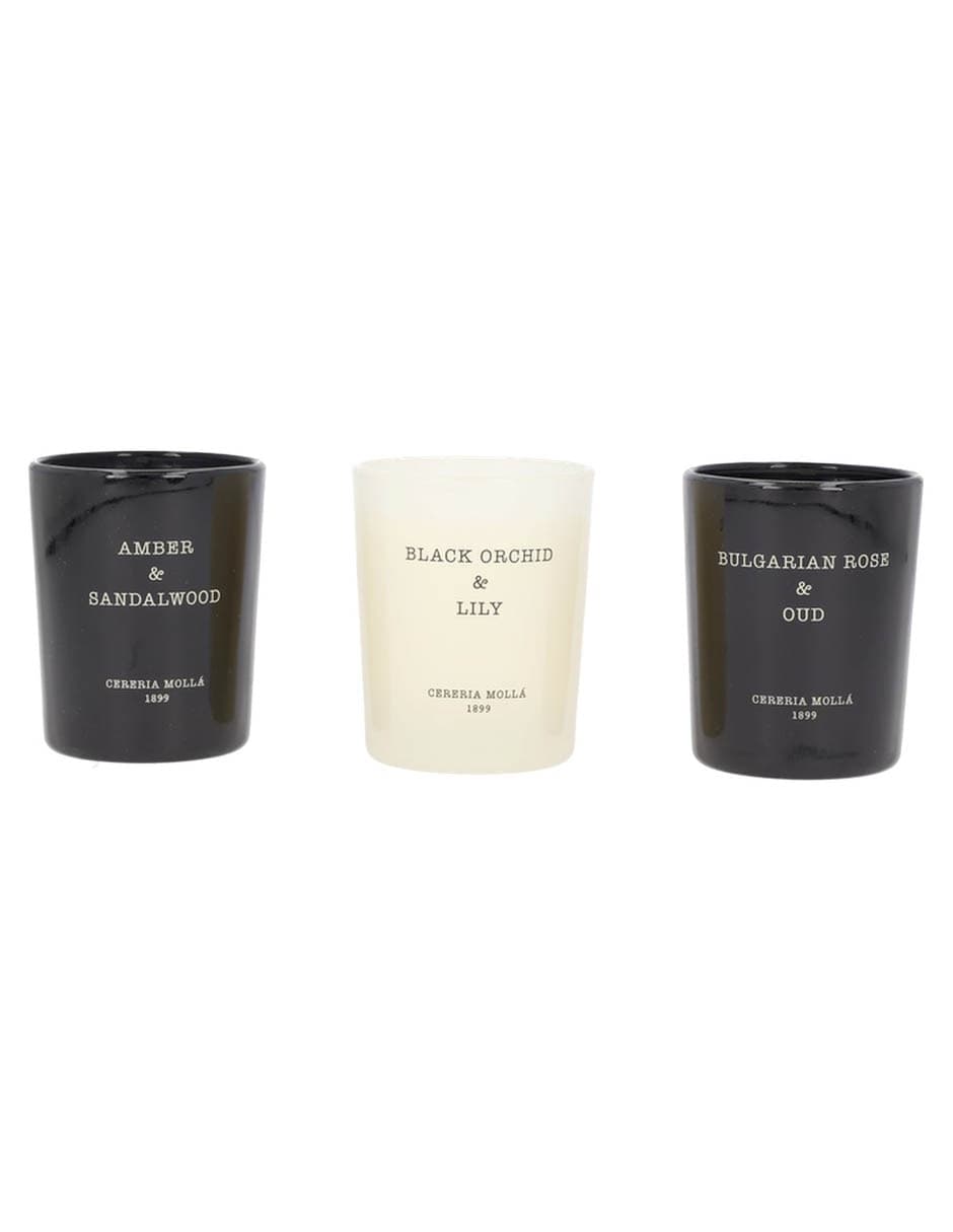 Set vela aromática cereria mollá 3 piezas