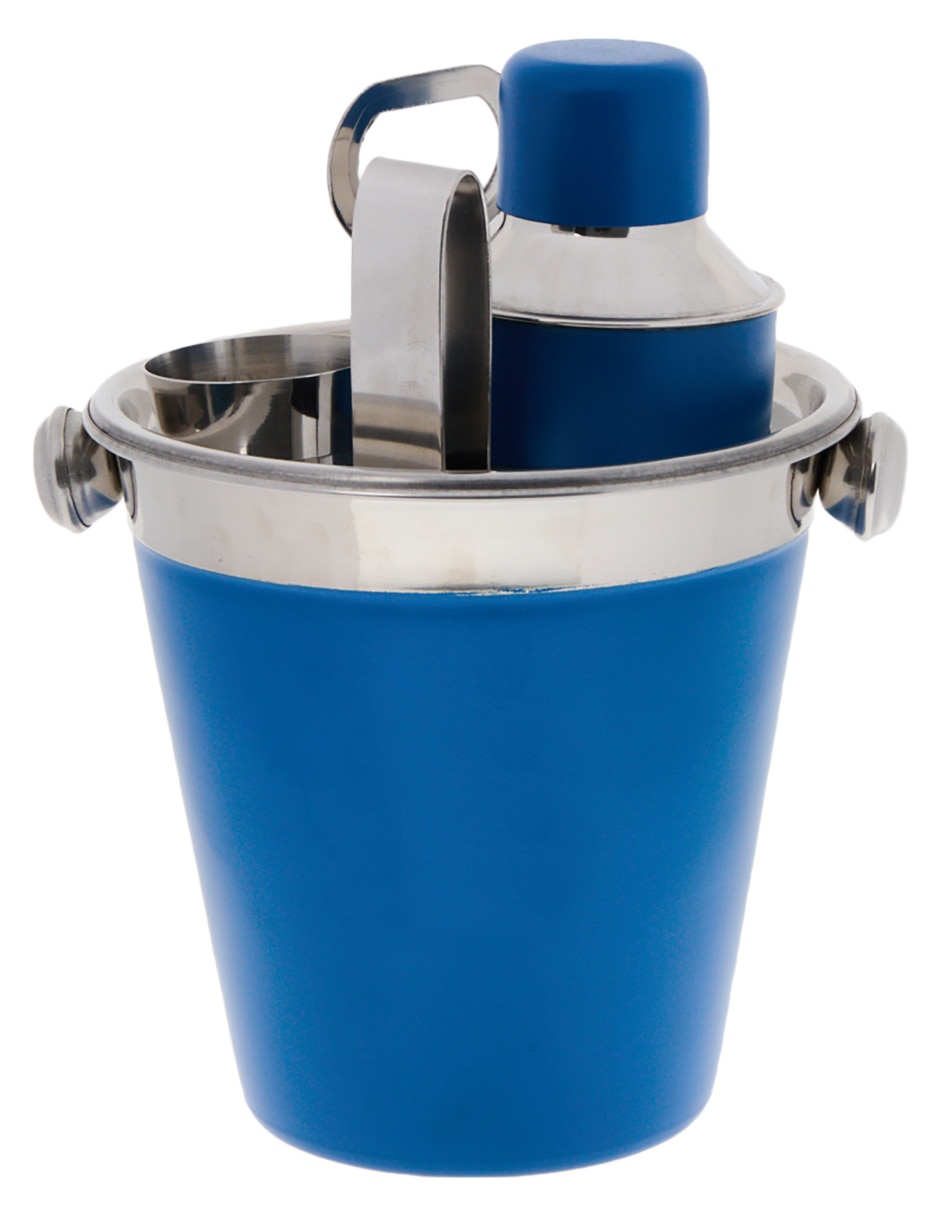 SET COCTELES FUN BAR CIL, 500 ML, AZUL