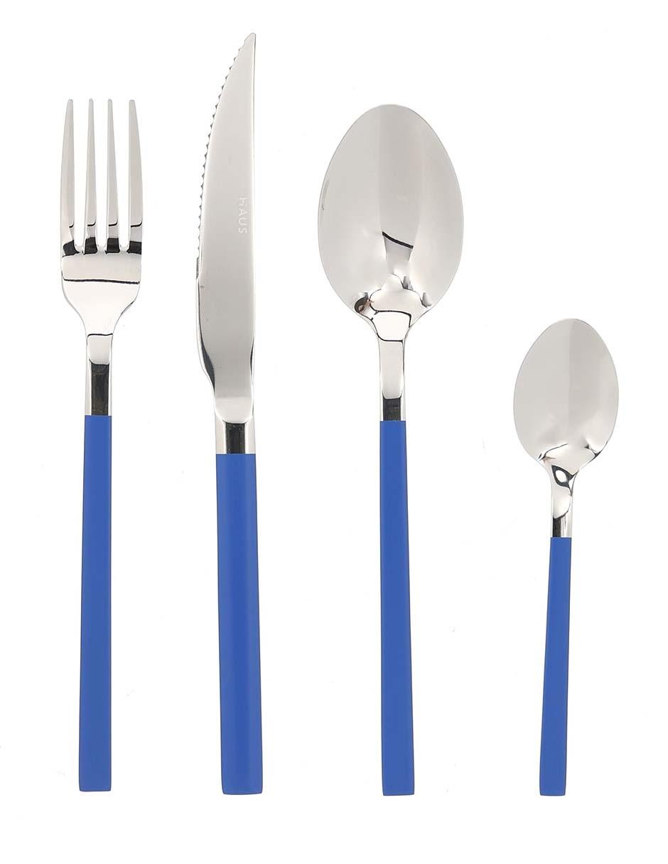 Set cubiertos haus de acero inoxidable 16 piezas
