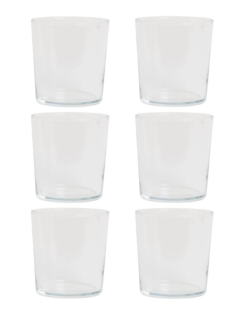 Set de vasos para agua haus de vidrio con 6 piezas