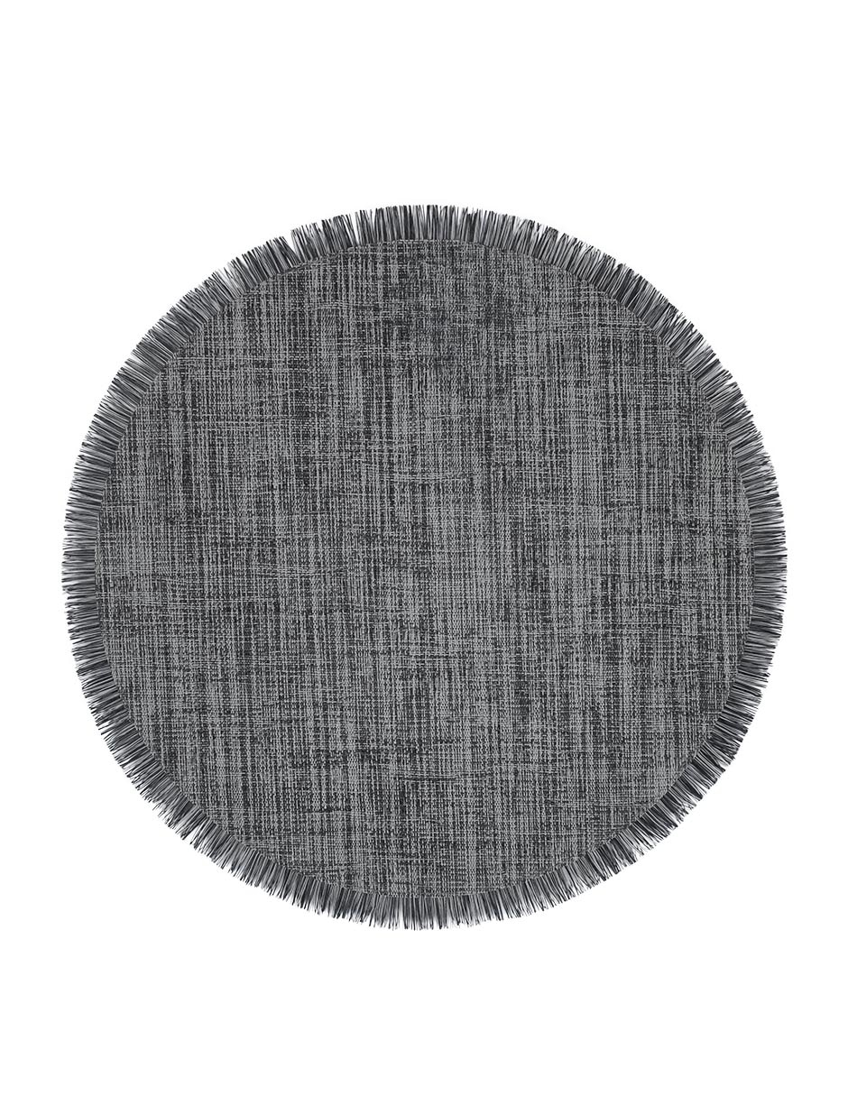 Mantel redondo Trapeziogris