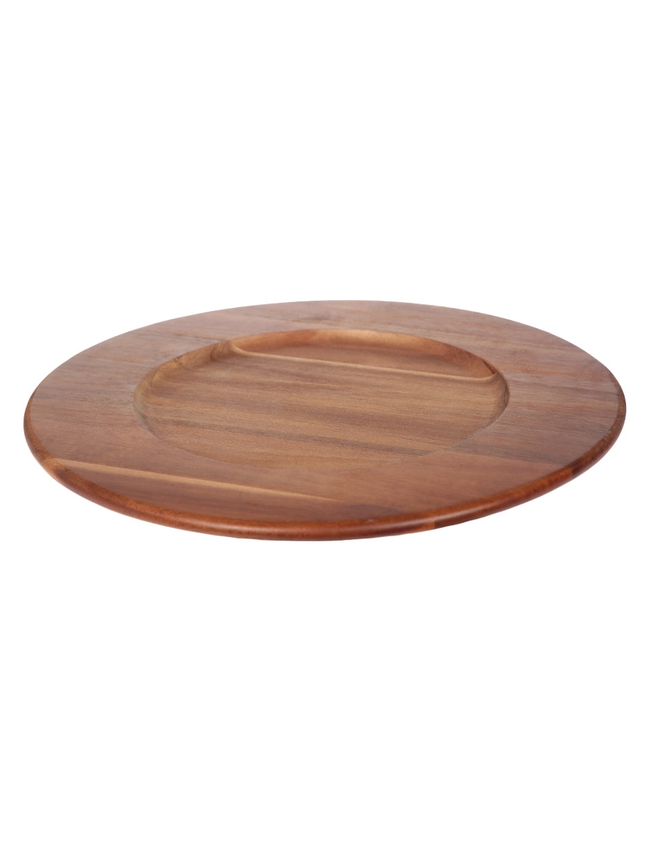 Plato base N narrative de madera