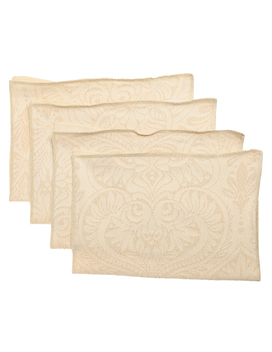 Set mantel individual rectangular de algodón N Narrative Heart