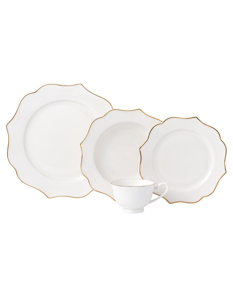 Vajilla N Narrative antonieta de porcelana para 6 personas