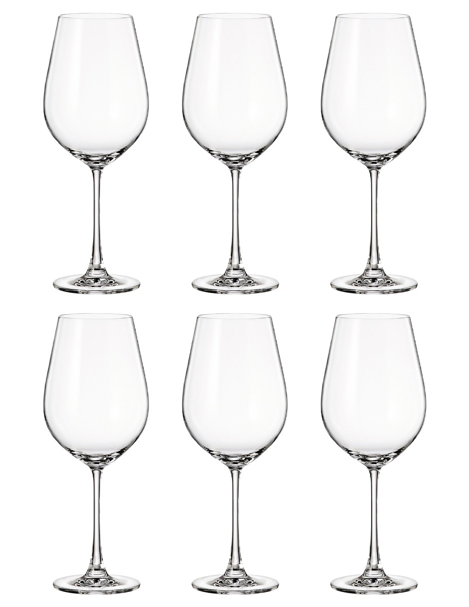 Set de copas Bohemia de cristal