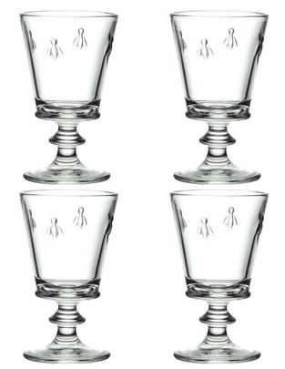 Set de copas para agua La Rochere de vidrio 4 piezas