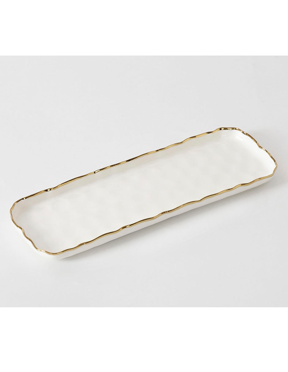 Charola Rectangula 37 X 12 Cm