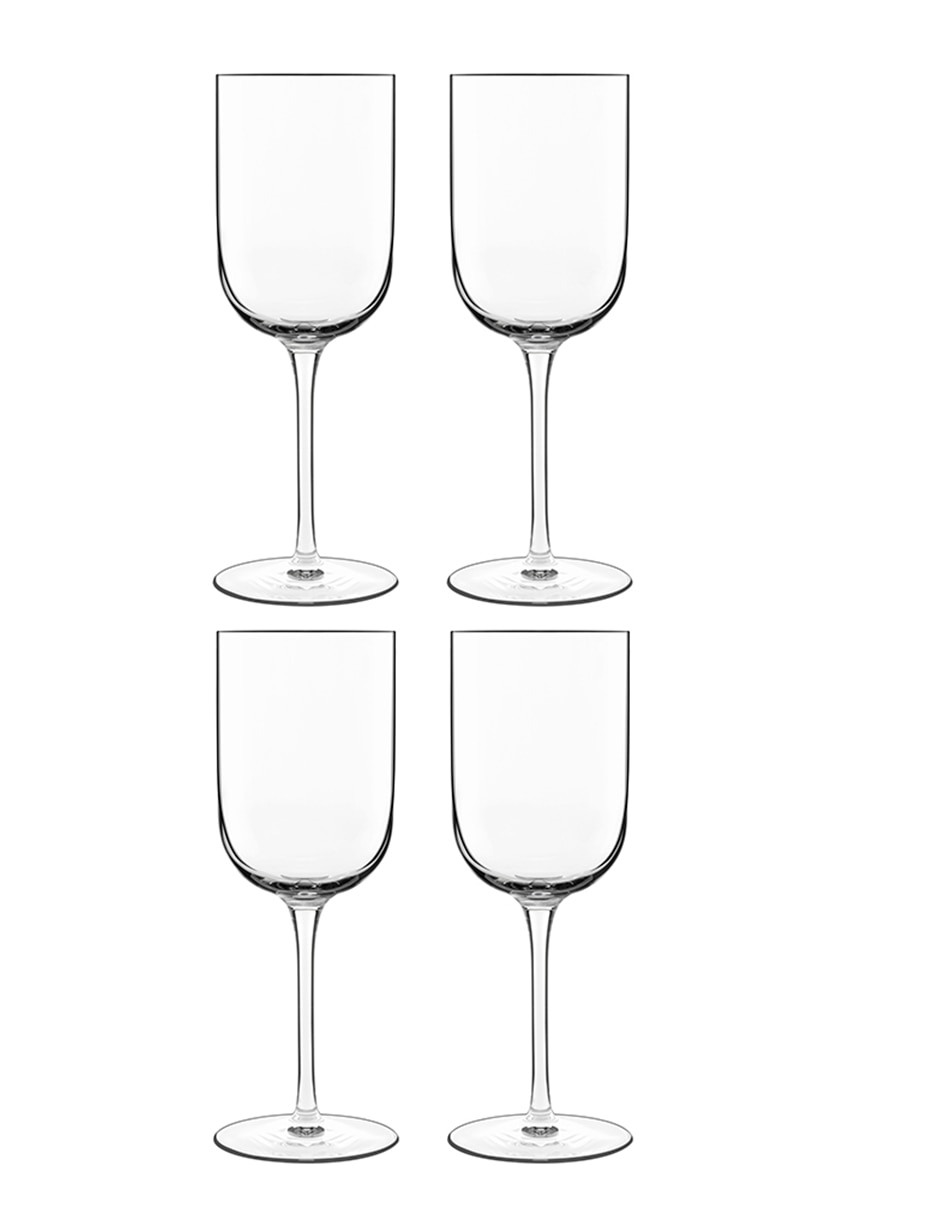 Set de copas para vino Luigi Bormioli Sublime de cristalino 4 piezas
