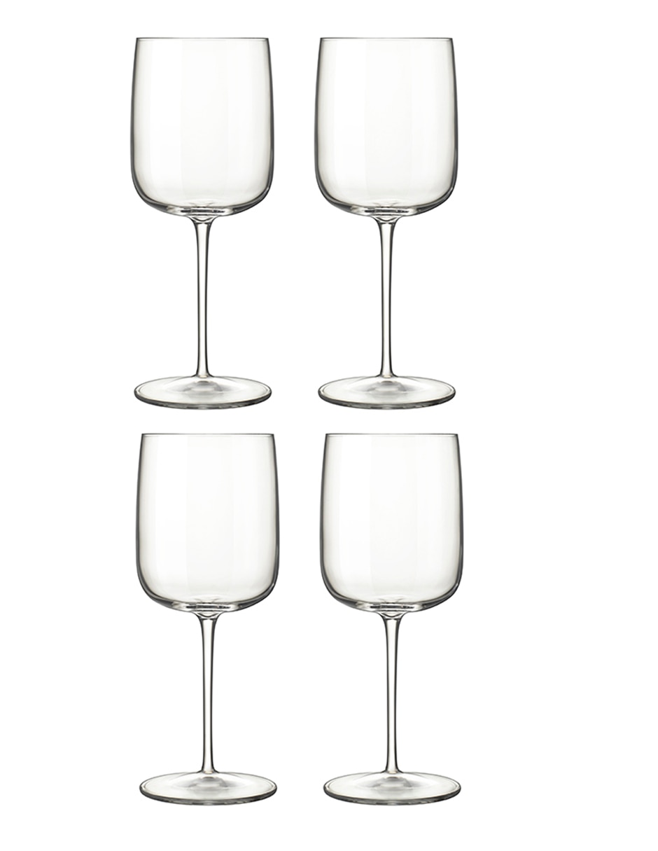 Set de copas para vino Luigi Bormioli Sublime de cristalino 4 piezas