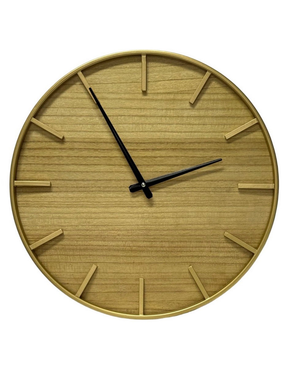 Reloj de pared Haus Oasis Floral de madera