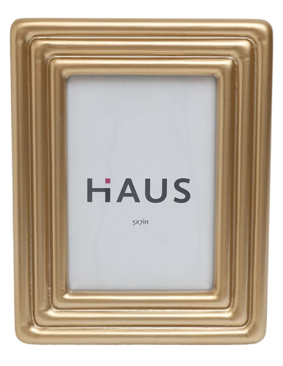 Portarretrato Haus Oasis Floral de MDF para 1 foto