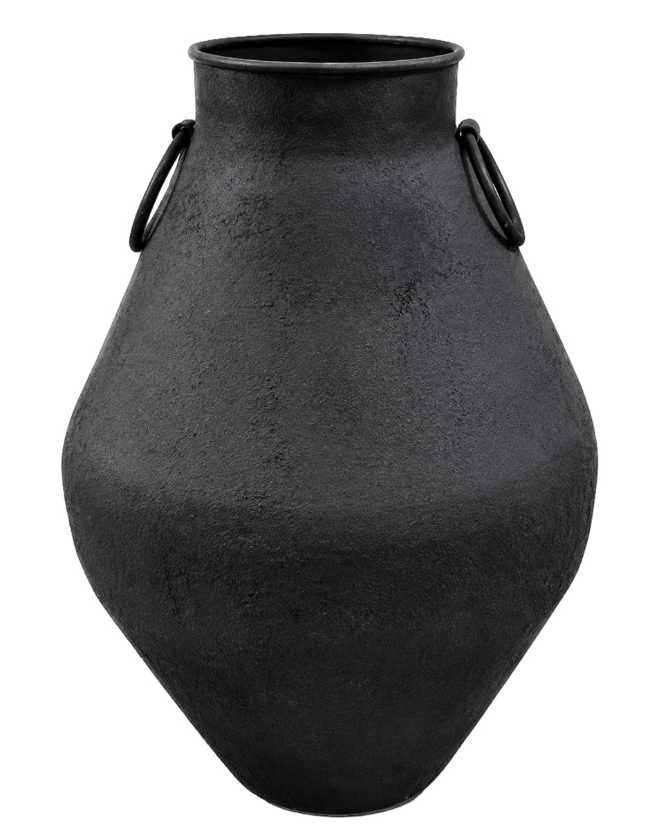 JARRÓN DARK 47CM, GRIS