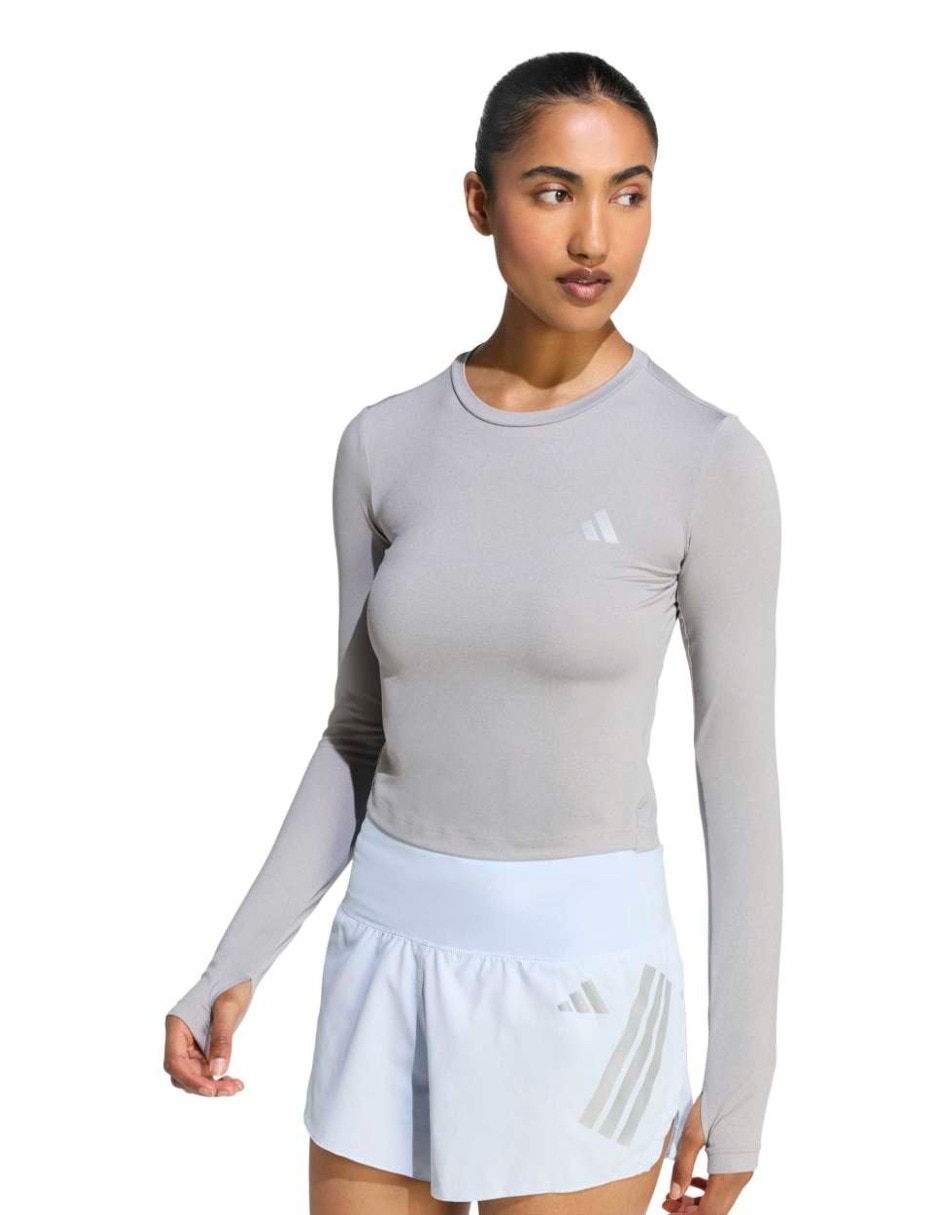 Playera deportiva para correr Adidas de mujer
