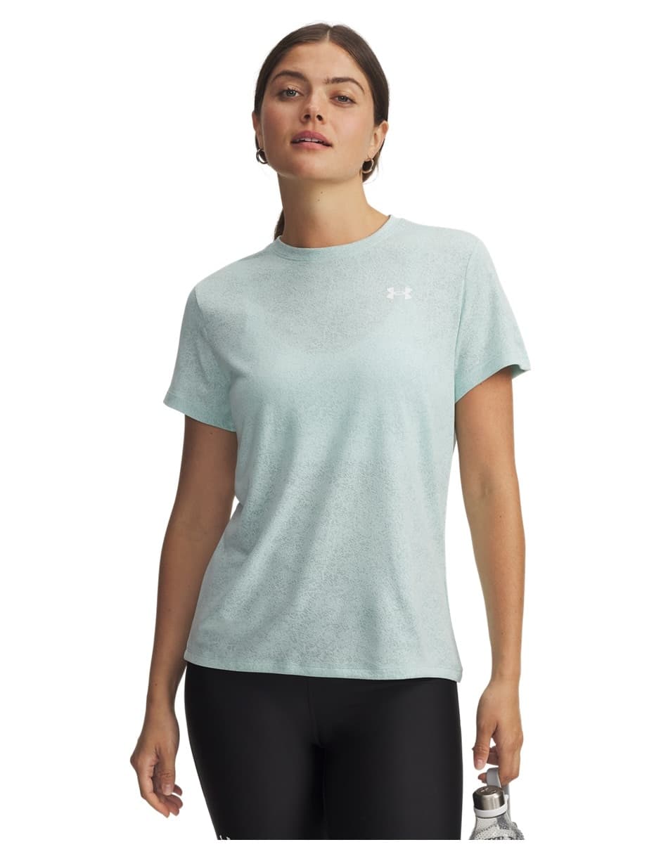 Playera deportiva para entrenamiento Under Armour Tech Pixelate de mujer