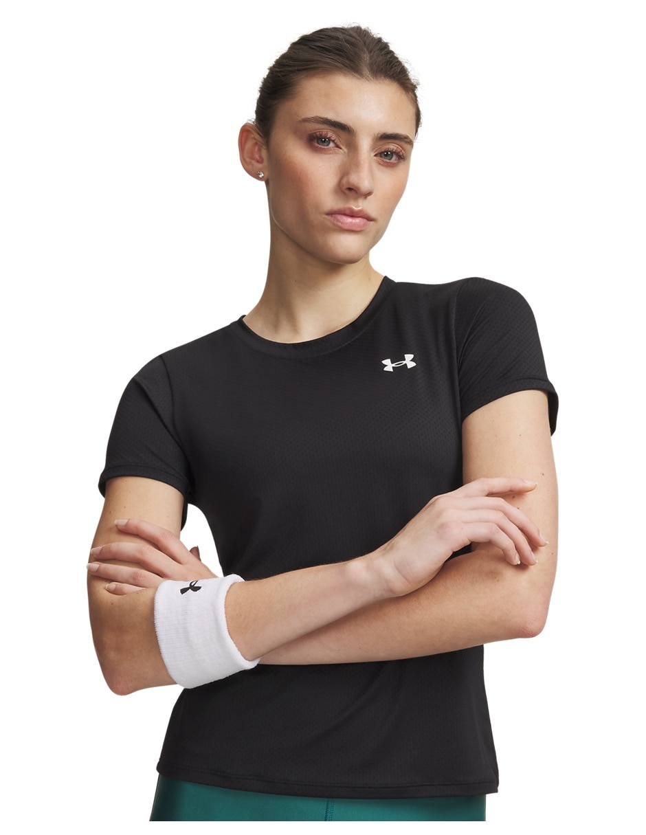 Playera under armour manga corta para mujer