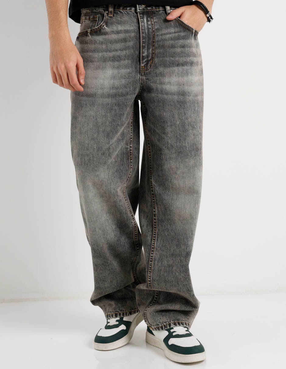 Jeans baggy That's It lavado stone wash para hombre