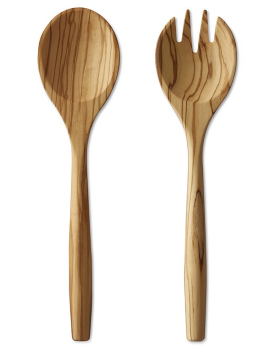 Cubiertos ensalada Olivewood de madera 2 piezas