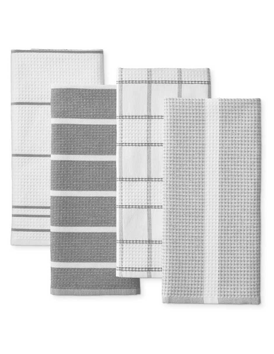 SET TOALLAS COCINA ABSORBENT WAF, GRIS