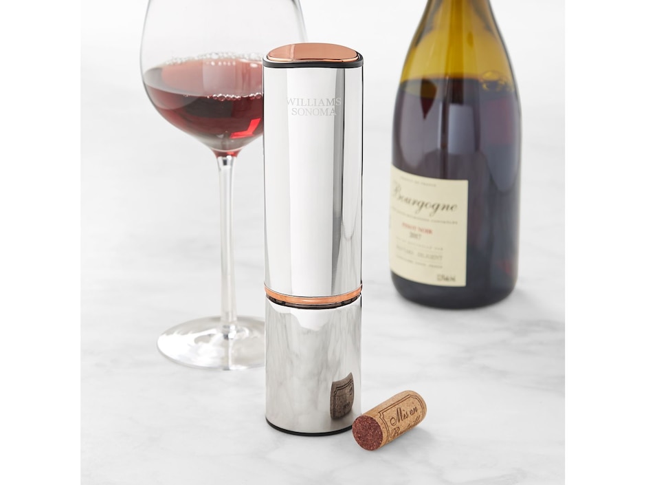 Sacacorchos eléctrico Trudeau williams sonoma signature de acero inoxidable