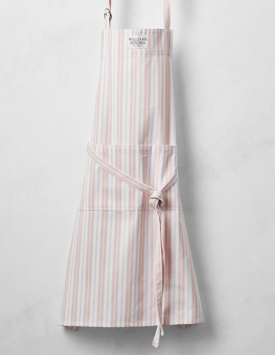 Delantal completo Classic Stripe de algodón