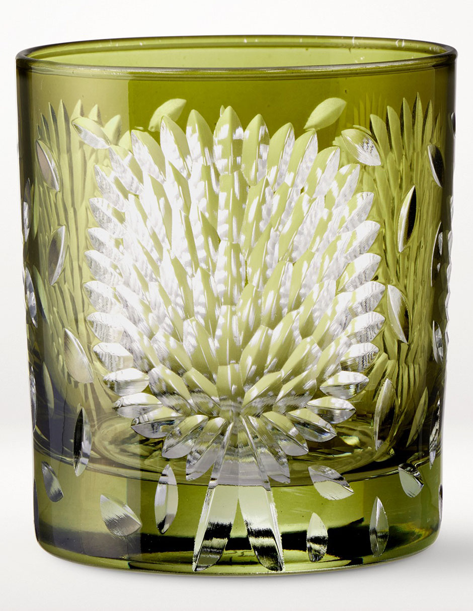 Set de vasos Falling Leaves de vidrio soplado 4 piezas