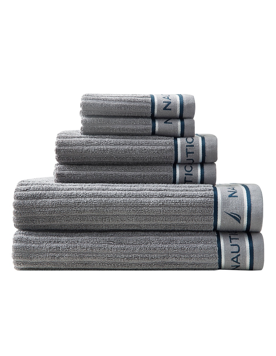 SET TOALLAS SIGNATURE, MANOS NAU, GRISR