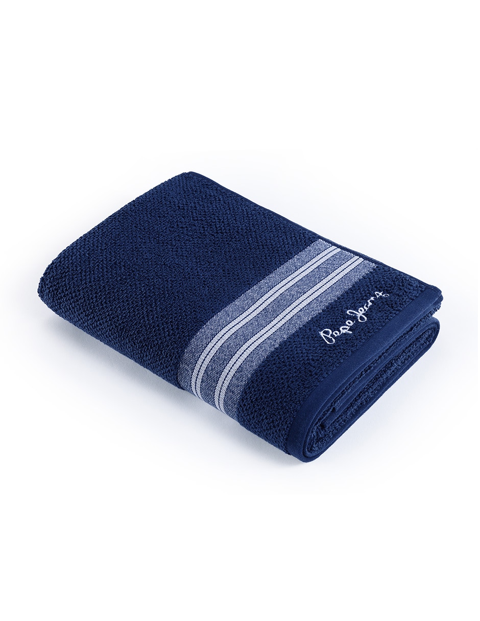 TOALLA DE BAÑO, MEDIO BAÑO, AZUL MEDIO