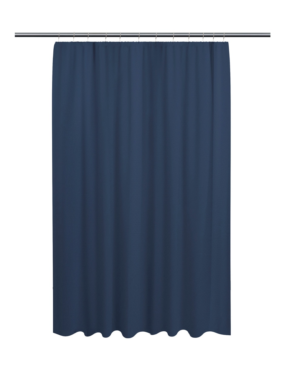 CORTINA BAÑ, 180 X 180 CM, AZUL MARINO