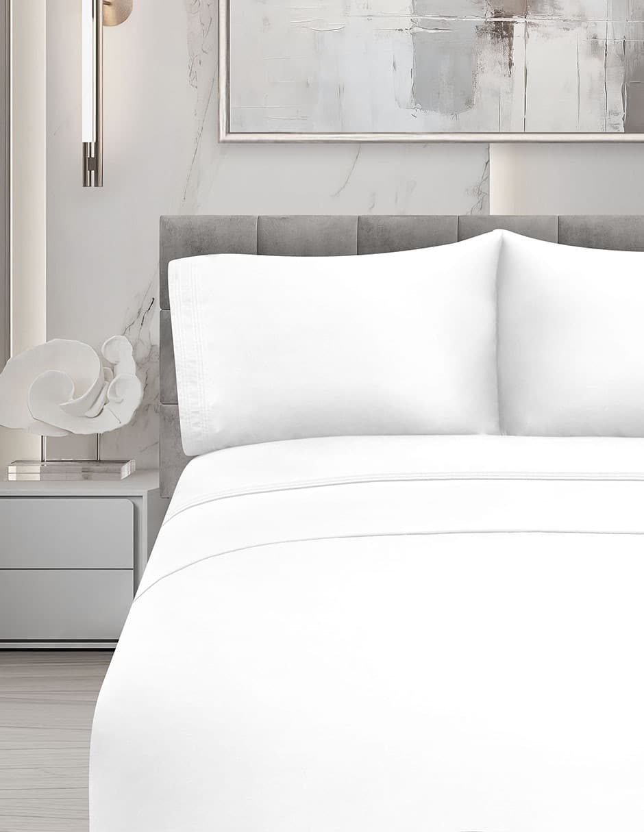 JGO SABANAS SATIN 500, KS, GRIS DALFIOR