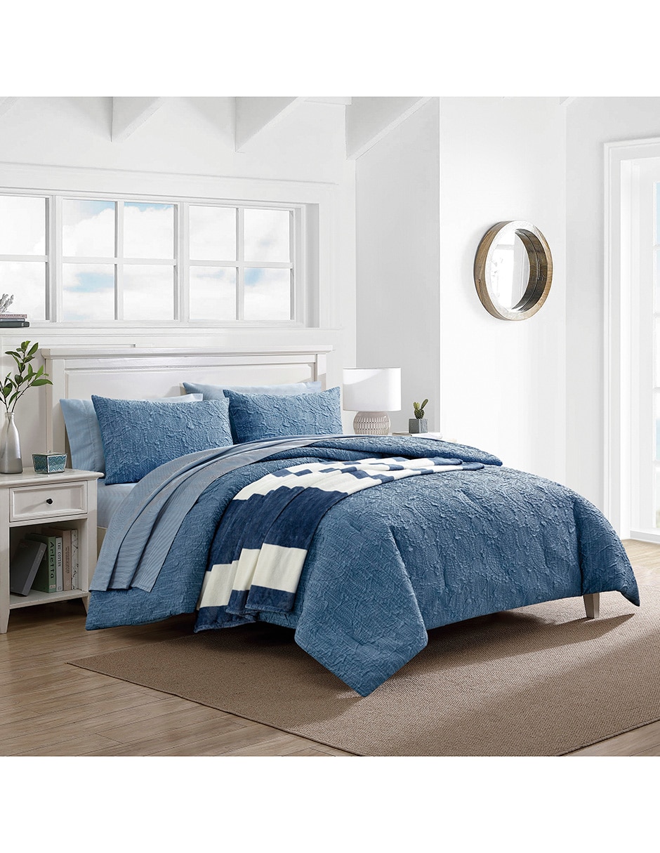Set edredón Nautica Promos Point Harbour Sea Hydrangea