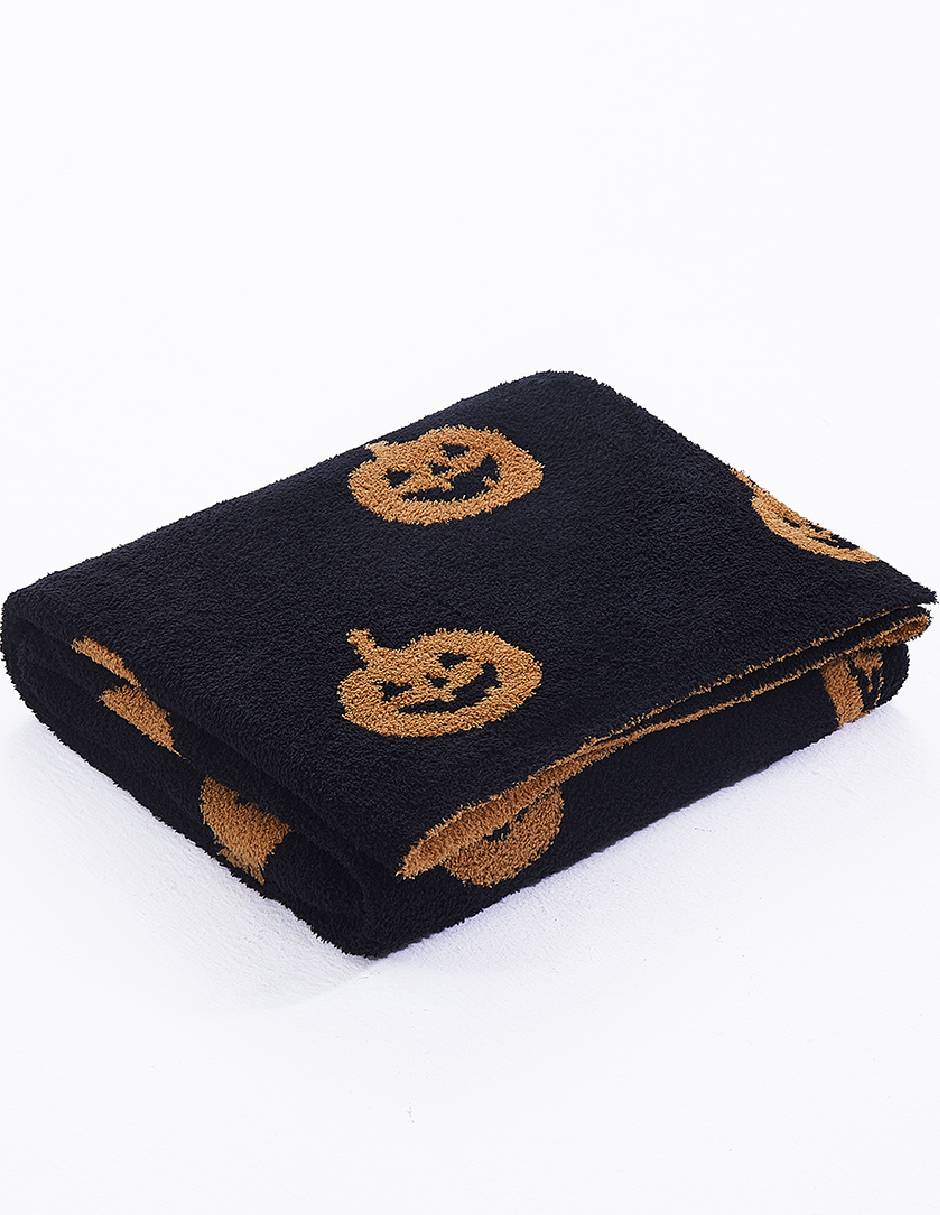 Frazada tejido flannel Haus Pumpkin estándar