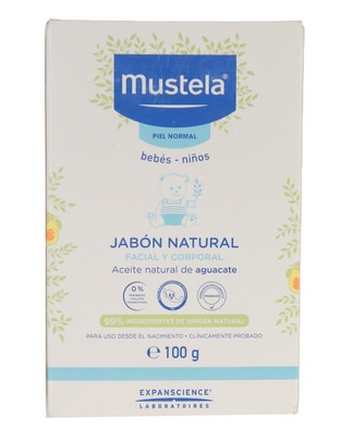 Mustela jabón barra piel normal 100g