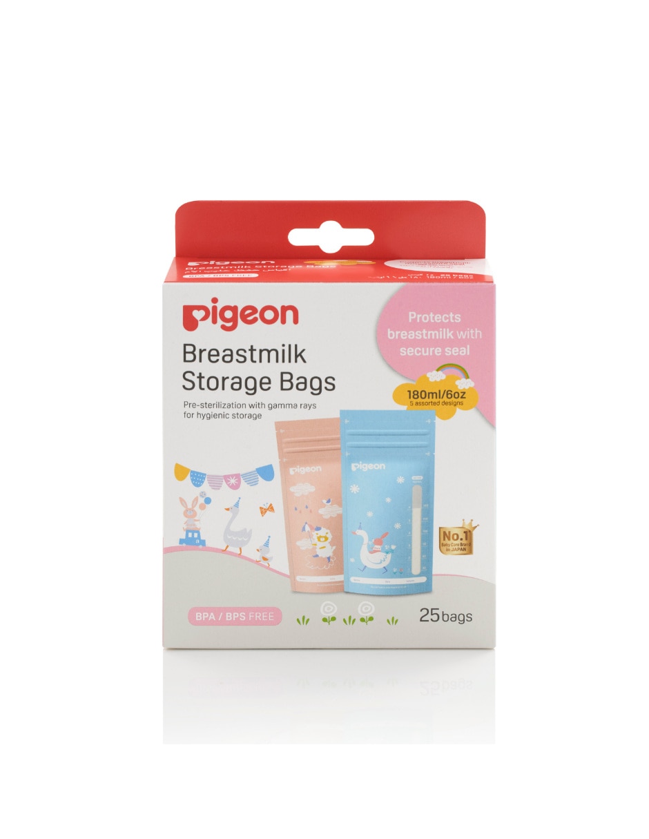 Set de lactancia Pigeon bolsitas almacenadoras 25 piezas