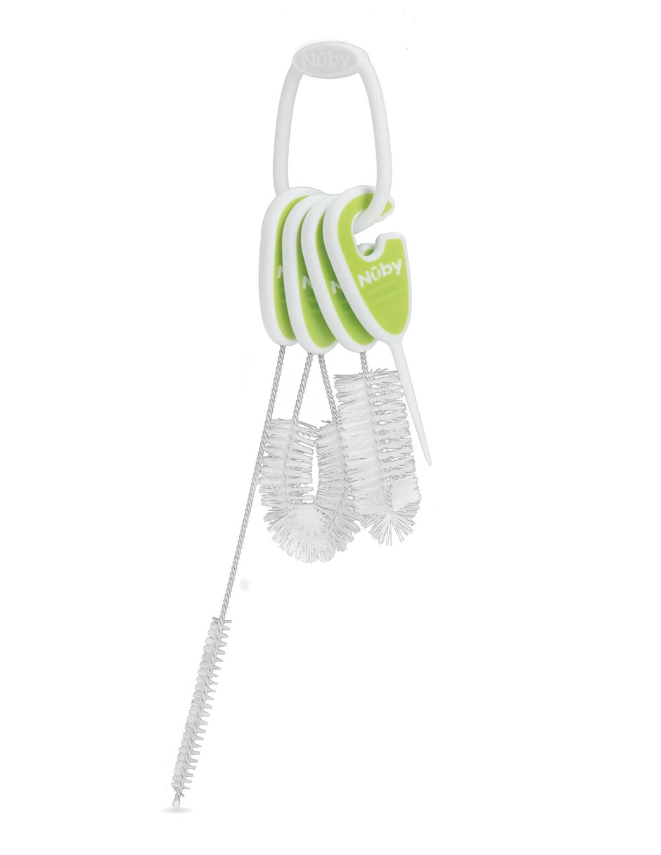 Set cepillo limpieza Nuby con cerdas suaves