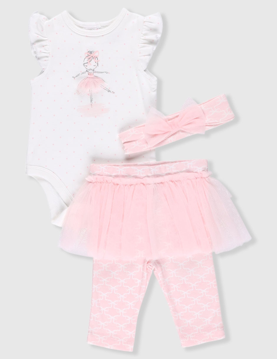 Conjunto Little Me de algodón Bebé