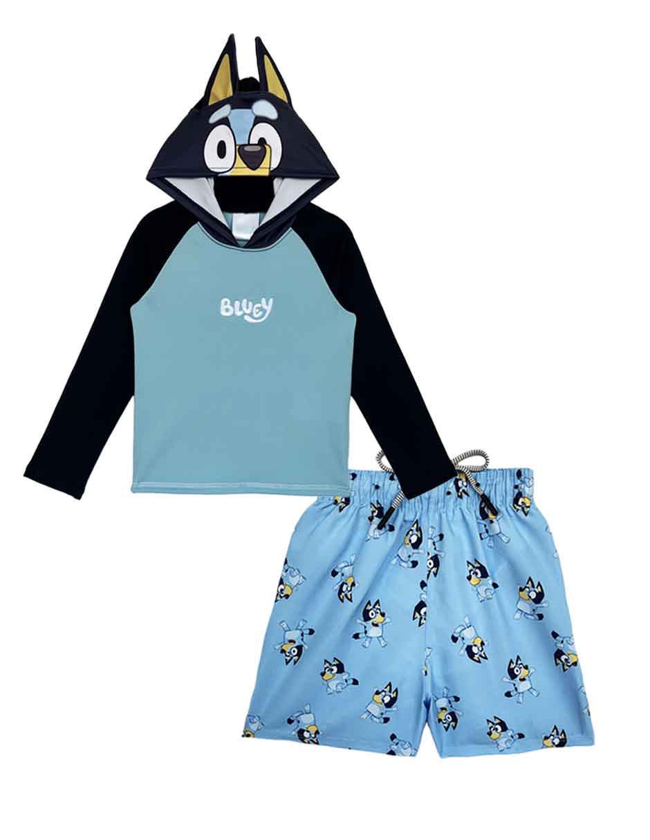 Conjunto traje de baño Bluey Bluey para bebé