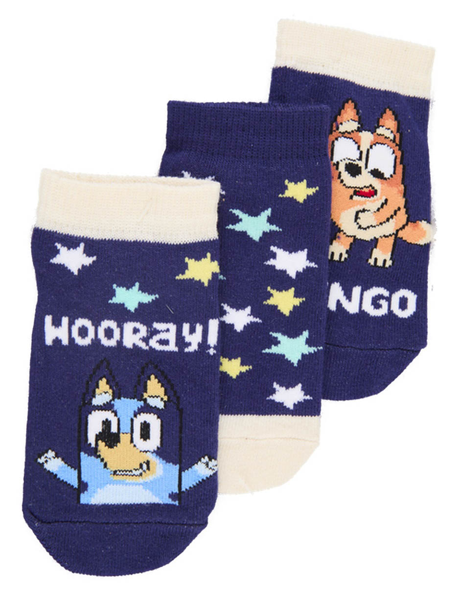 Set de tín Bluey y Bingo Bluey de algodón para bebé niño 3 pares