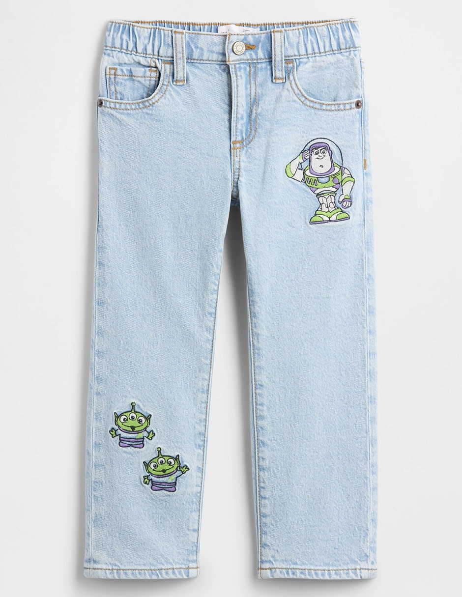 Jeans Toy Story Buzz Lightyear Y Aliens De Pizza Planet para bebé niño