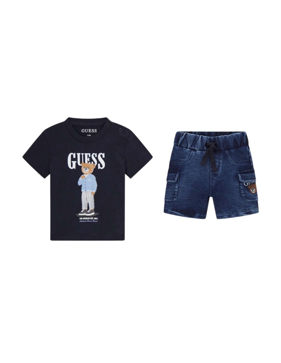 Conjunto Guess sp26 de algodón Bebé
