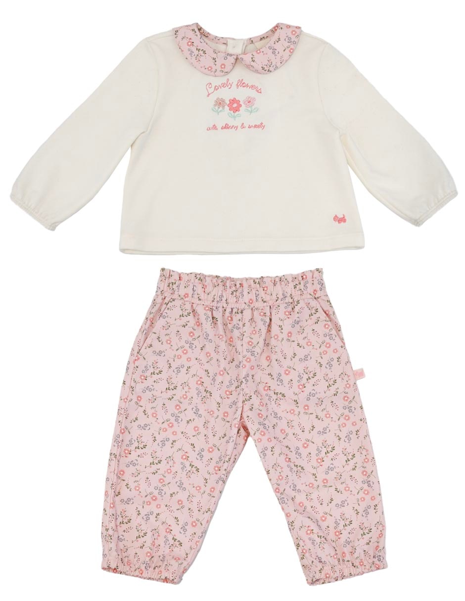Conjunto Ferrioni nary de algodón Bebé