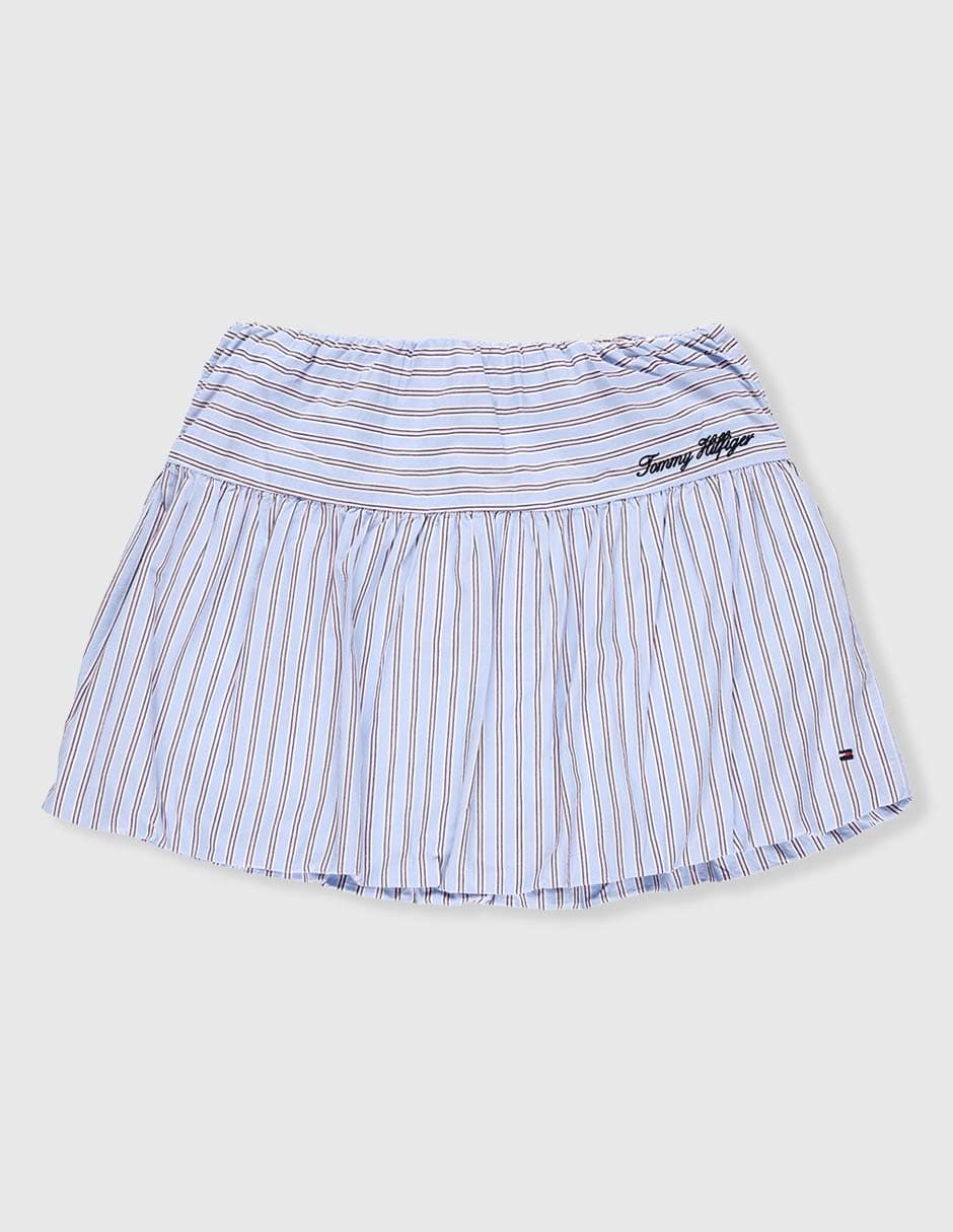 Falda Tommy Hilfiger de algodón para niña