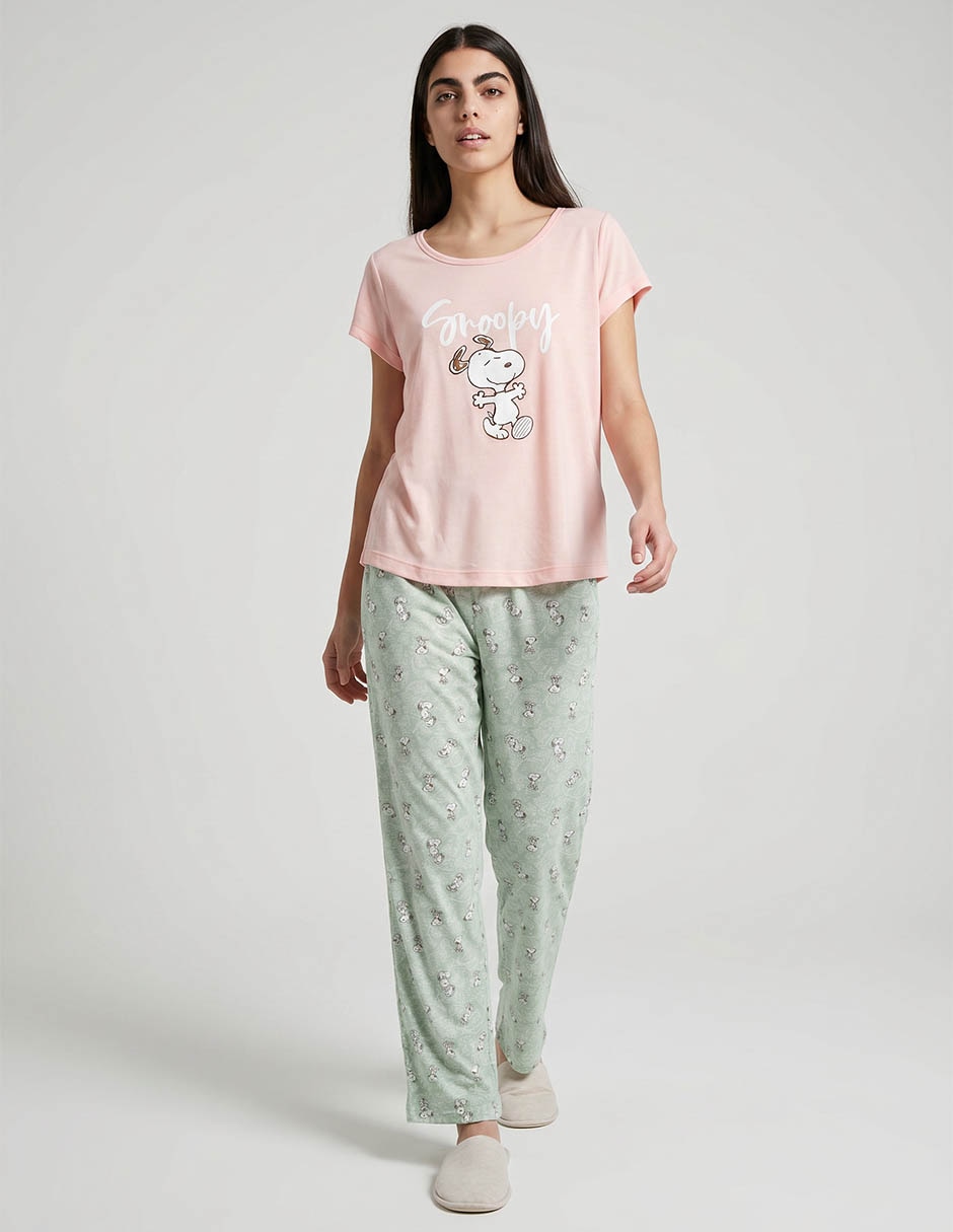 Conjunto pijama Snoopy para mujer