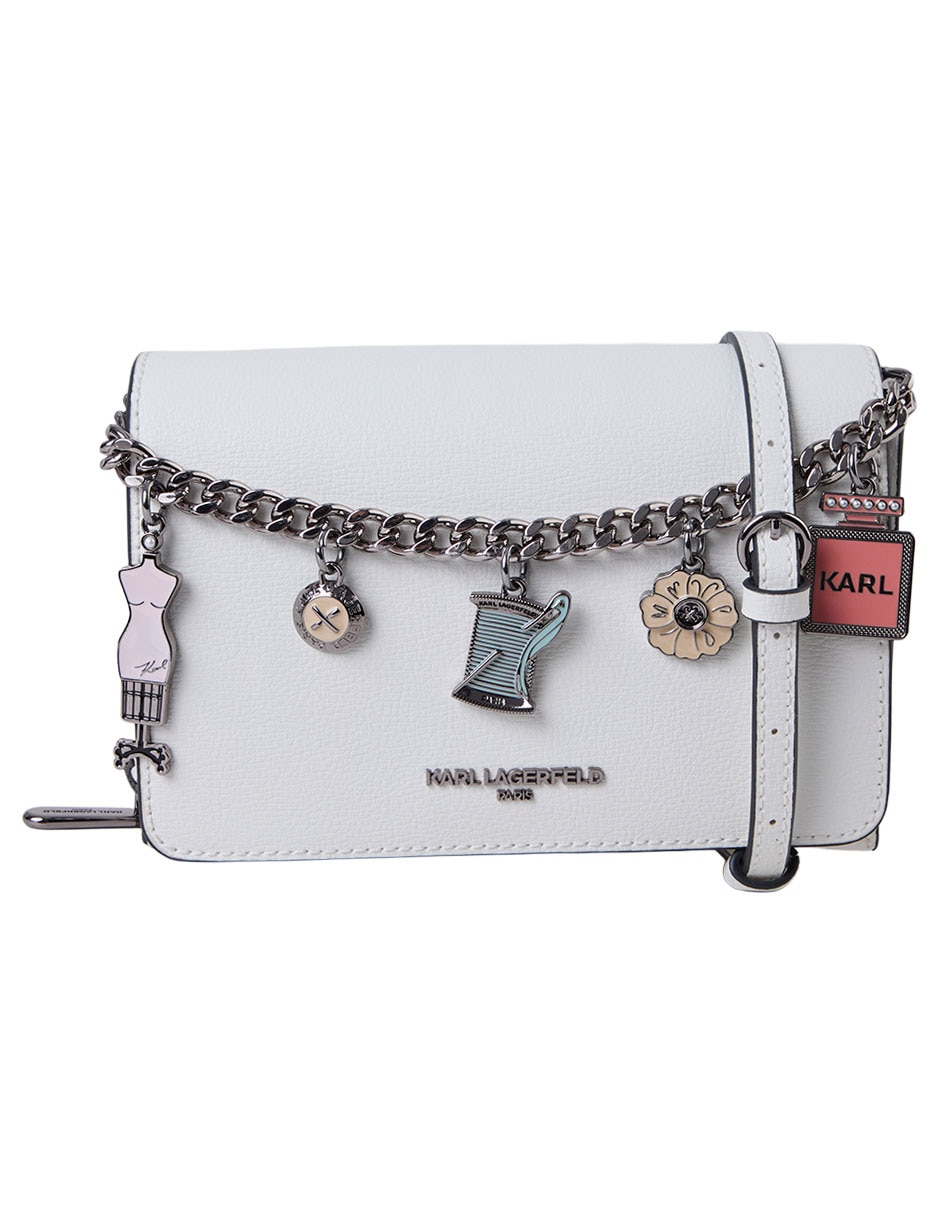 Bolsa crossbody Karl Lagerfeld Paris de piel para mujer