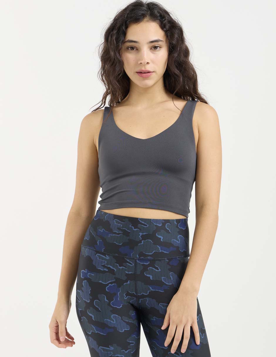 TOP OFFLINE BY AERIE, G, GRIS OBSCURO