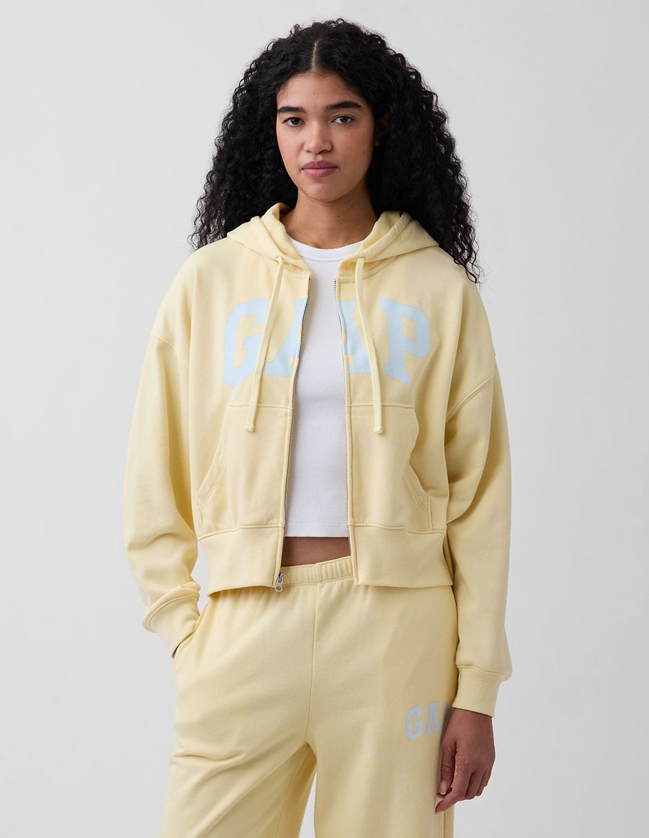 Sudadera con capucha y bolsa para mujer